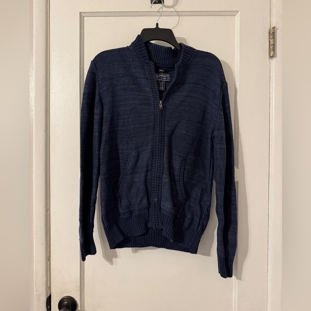 American rag CIE Zip Up Men’s sweater Sz Small